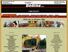 Tablet Screenshot of bodinemfg.com